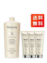 ★業務用セット★ケラスターゼ DS バンデンシフィック 1000ml DS フォンダンデンシフィック 200ml×3ポンプ付<業務用シャンプー&デイリートリートメント>