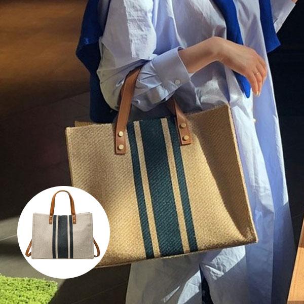 送料無料 トートバッグ レディース キャンバス ストライプ ショルダー 帆布 大容量 エコバッグ 肩掛け マザーズバッグ 旅行 鞄 大きめ 通勤 通学