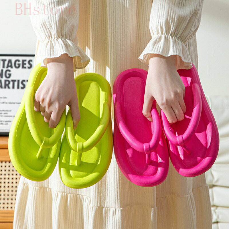 スリッパ ビーチサンダル トングサンダル 靴 シューズ EVA 厚底 2cm メンズ レディース 男女兼用 歩きやすい 外履き 室内履き ルームシューズ 軽量 おしゃれ 春 夏 秋 冬