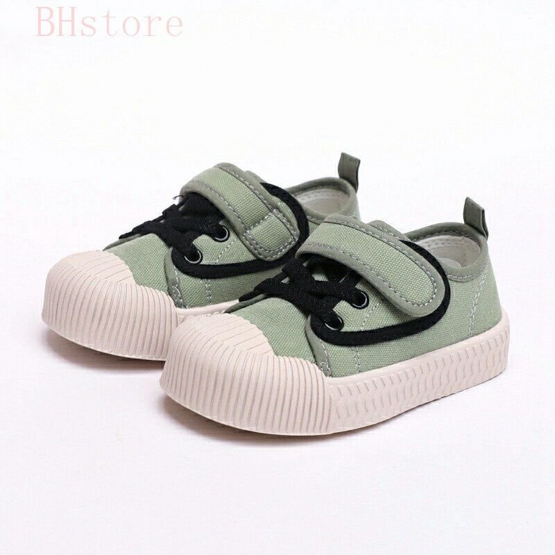 スニーカー キッズ スリッポン 子供 靴 男の子 女の子 キャンバス素材 シンプル 無地 マジックテープ スポーツ カジュアル おしゃれ 軽量 通気性 履きやすい 幼児 保育園 誕生日 普段着 徒歩 通園 通学 お出かけ