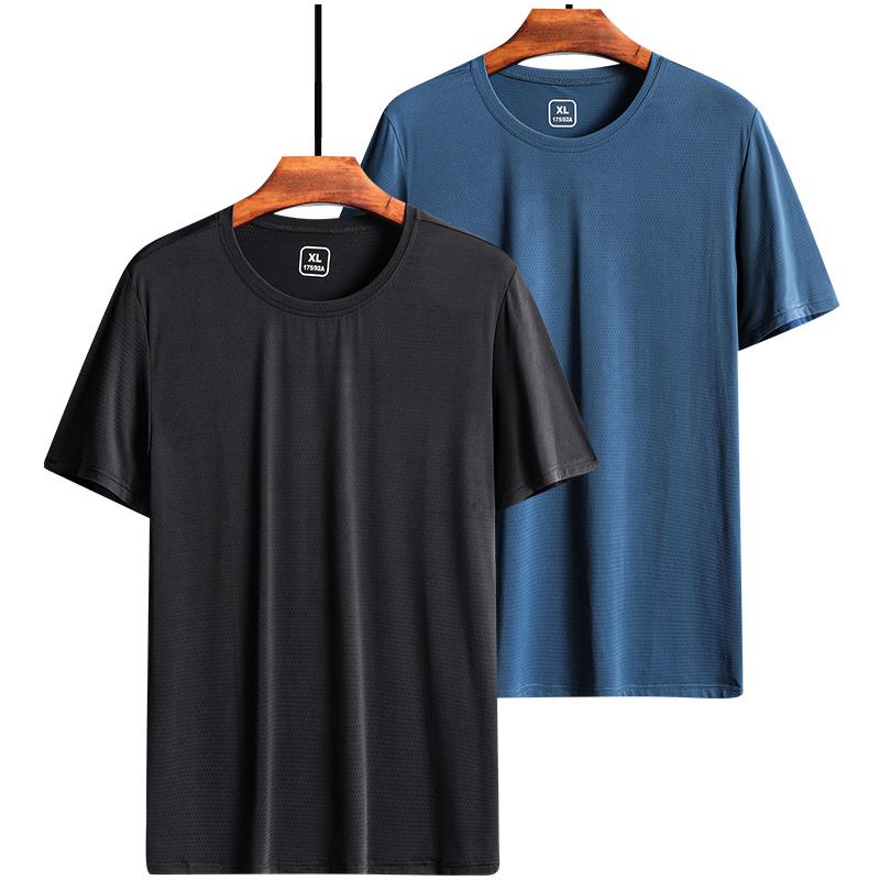 乐天商城 - ドライTシャツ 半袖Tシャツ メンズ クルーネック 涼感 無地 吸汗 速乾 メッシュ スポーツ アウトドア カットソー 夏 インナー トップス