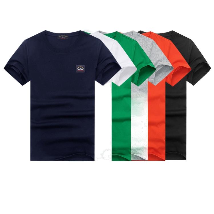 乐天商城 - tシャツ メンズ 丸首 ワンポイント メンズ カットソー 綿生地 夏 ソフトな肌触り 通気 着心地良い 男性 トップス インナー プルオーバー