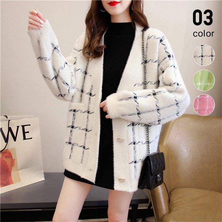 レディース 秋冬 ニットカーディガン 40代 セーター vネック アウター ロング ゆったり おしゃれ 大人 ..