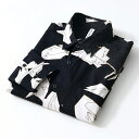 シャツ メンズ 長袖シャツ 柄シャツ おしゃれ ポケット付き カジュアルシャツ プリント メンズシャツ メンズ長袖シャツ ライトアウター トップス