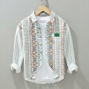 柄シャツ シャツ メンズ 長袖 おしゃれ カジュアルシャツ シャツジャケット 羽織り ライトアウター 春 春服 トップス メンズシャツ アロハシャツ