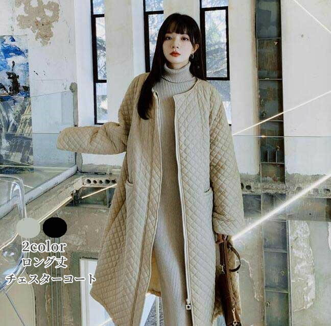乐天商城 - ロングジャケット チェスターコート おしゃれ S M L XL 防寒服 レディースコート レディースジャケット あったか 秋冬 ゆったり 2色 送料無料 フード付き フード取り外し可能 中綿ジャケット ロングコート あったか 保温 通勤 フォマール 20代 30代 40代 50代 秋冬人気新作