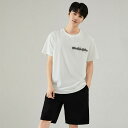 パジャマメンズ 大きいサイズ プレゼント 寝返りしやすい 半袖 シンプル カジュアル パジャマ メンズ セットアップ 上下セット 紳士 夏用 ルームウェア メン...