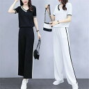 春秋 セットアップ 可愛い ゆったり レディース ジャージ セットアップ ジャージ 上下セット 半袖 スウェット 無地 おしゃれ 上下 2点 シンプル カジュア...