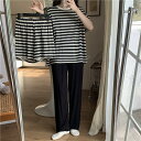 レディース スウェット 寝巻き m かわいい ルームウェア 可愛い パジャマ レディース 夏 ポリエステル100% 春秋 上下3点セット 大人 半袖 おしゃれ 部屋着 セットアップ 大きいサイズ 可愛い 黒 ブラック l ll 3l ボーダー シンプル カジュアル