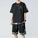 スウェットtシャツ スウェットパンツ 夏 運動着 メンズ 夏 半袖 ジャージ 上下 大きいサイズ おしゃれ セットアップ 上下2点セット シャツ メンズ 誕生日...