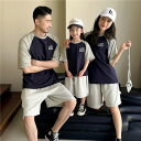 家族 お揃い tシャツ 親子 tシャツ カジュアル シンプル 親子 ペアルック ペア 親子ペアルック ペアtシャツ 夏服 親子コーデ 赤ちゃん 半袖 コーデ 夏...