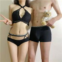 ペア下着 おもしろ ペアルック レディース カップル 男女2着セット セクシー ペア 下着 ペア ハンガー レディース sexy ブランド ヒップ ショーツ ペ...
