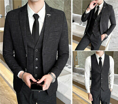 夏 秋 ビジネス ジャケット 上下セット セットアップ メンズ スーツ メンズ カジュアルスーツ 上品 知性 就職活動 スリーピーススーツ フレッシャーズ セットアップメンズ おしゃれ 春 面接 メンズスーツ 2点セット 3点セット シャツ ベスト パンツ シンプル ネイビー