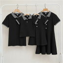 コーデ 夏 家族 3人 tシャツ ワンピース ペア 親子 ペアルック 無地 親子コーデ 赤ちゃん シンプル カジュアル 夏服 親子ペアルック ペアtシャツ 半袖...