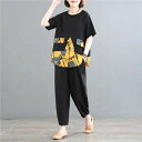 春秋 セットアップ 可愛い ゆったり レディース ジャージ セットアップ ジャージ 上下セット 半袖 スウェット 黒 おしゃれ 上下 2点 イエロー レッド 夏...