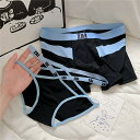 カップル ペア下着 おもしろ 下着 カップル 男女2着セット セクシー ペア 下着 ペア ヒップ ハンガー sexy パンツ ブランド レディース ショーツ ペ...