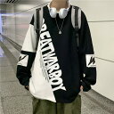 ロングtシャツ メンズ ブランド おしゃれ おしゃれ 春秋 長袖 メンズ トレーナー tシャツ ブランド トップス プルオーバー トレーナー メンズ 大きい サ...