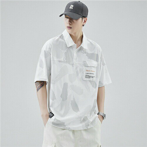 ビッグシルエットおしゃれ ビッグtシャツ 韓国服 白/ホワイト メンズ ブランド ポロシャツ tシャツ 半袖 シンプル ゆったり 韓国 カジュアル 大きい 吸汗速乾 高校生 Tシャツ ファッション おうちコーデ ニュートラルカラー ユニセックス 黒/ブラック 紺/ネイビー 灰色