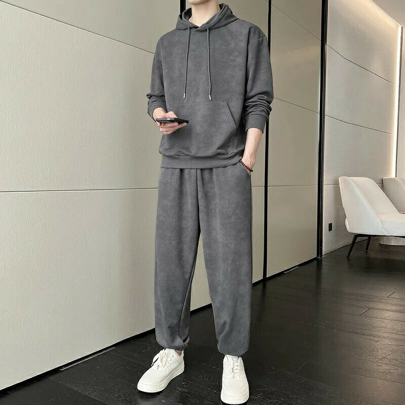 大きいサイズ ルームウェア 部屋着 アウトドア ジャージ セットアップ ファッション 上下セット メンズ パーカー スウェットシャツ スウェットパンツ カジュアル 男性用 おしゃれ 長袖 春 秋 ゆったり ジョギング 運動着 ダンス シンプル トレーナー スウェット