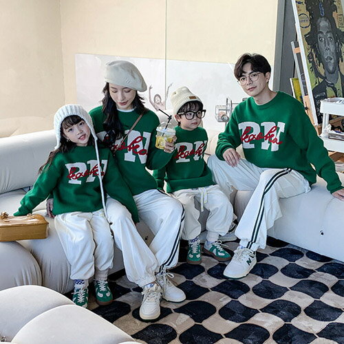 セーター ニット 子供 女の子 男の子 親子ペアルック 親子ペア レディース メンズ お揃い 長袖 家族お..