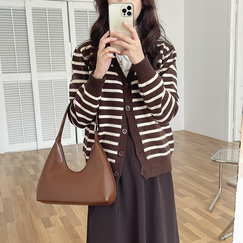 ショルダーバッグ おしゃれ マルチスタイル ブラウン トートバッグ