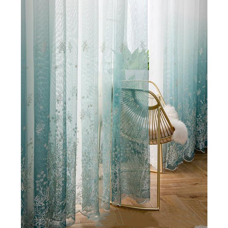 花柄 遮光 レースカーテン おしゃれ シンプル 北欧風 カーテン かわいい 安い レース 一枚 オーダーカ..