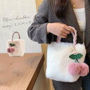 ファーバッグ レディース ミニバッグ 2wayバッグ ショルダーバッグ ハンドバッグ ムートン バケツバッグ 斜めがけ ふわふわ ファー 秋 冬 モコモコ お出かけ お洒落 華やか 目立つ 女子 たっぷり可愛い フェイクファー 冬 肩掛け(4)