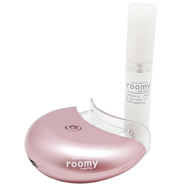 roomy white 本体 ピンク 導入セット デンタルケア セルフ ホワイトニング 歯 LED 美容機器
