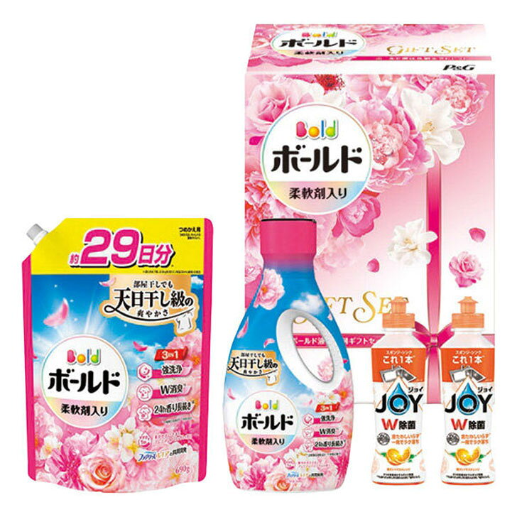 P&G ボールドボールド香りのギフトセット【PGCB-30F】【洗剤 洗濯 ジョイ JOY 本体 詰替 ギフト 御歳暮お歳暮 お中元 御中元 内祝 お返し 出産内祝 結婚内祝 快気内祝 新築内祝 引越内祝 入学内祝 お年賀 寒中見舞い 】 bishodo-10001956 ギフトプラザ美昌堂 サンプル画像2