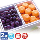 【申込7/20まで お届け7/29~8/7頃】種なし 巨峰 & ハウスみかん(YO-1002)【ぶどう みかん アソート フルーツ 産直 グルメ ご当地 ギフト...