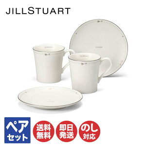 NARUMI 鳴海製陶 JILL STUART ジルスチュアートモーニングセット ペア (41635-33357)【マグカップ コーヒーカップ カップ ペアセット プレート 内祝 出産内祝 結婚祝 結婚内祝 快気祝 御祝 引き出物 陶器 磁器 陶磁器 新生活 母の日】