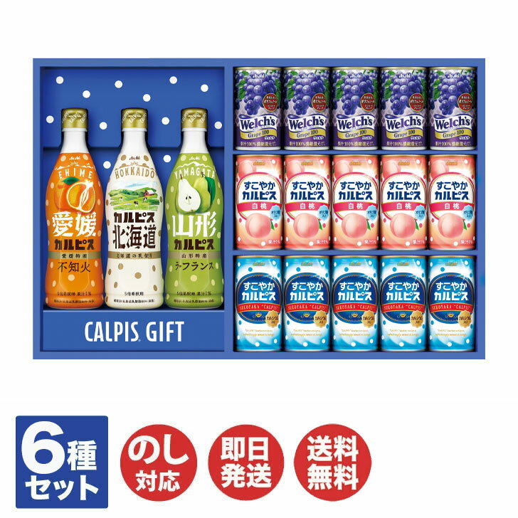 カルピス & ウェルチ バラエティ ギフト( CRV5 ) 【カルピス 希釈 ジュース ギフト限定 ギフト 夏 御歳暮 御中元 お中元 お返し 出産内祝 結婚内祝 新築内祝 引き出物 寒中見舞い 暑中見舞 母の日 父の日 母の日 父の日 手土産】