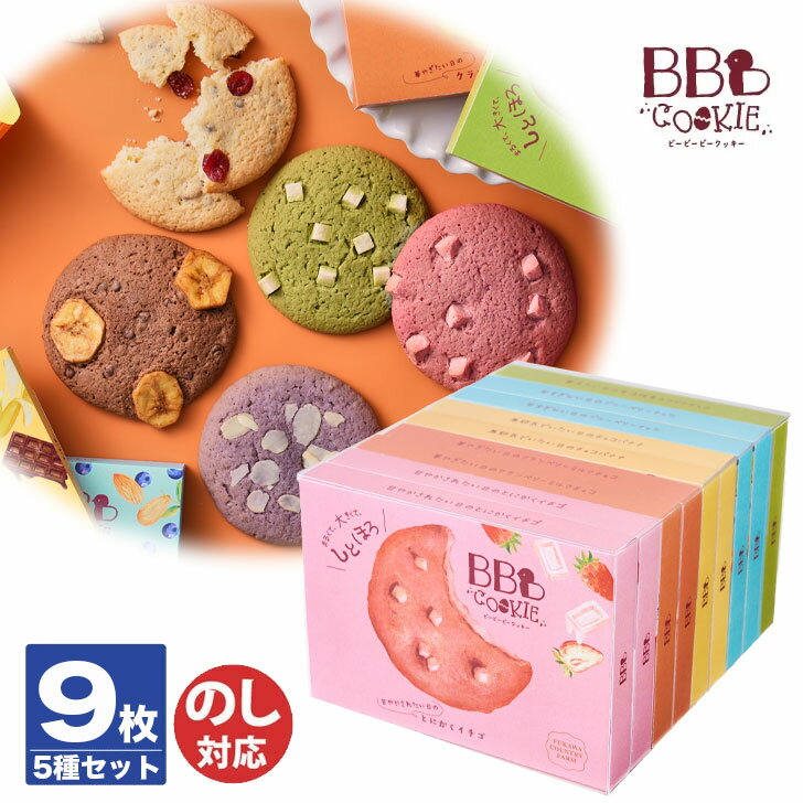 Rakuten - BBBクッキー9枚セット ( FFF-08A )【クッキー 大判 カラフル 焼菓子 御中元 御歳暮 内祝 結婚祝 出産祝 御祝 ギフト 挨拶 お礼 土産 誕生日 お配り バレンタイン ホワイトデー】96049-03 (AD2457)
