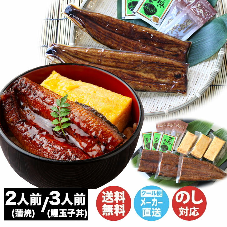 浜松 浜名湖 うなぎ蒲焼き(タレ 山椒 お吸い物付)2人前(蒲焼)/ 3人前(鰻玉子丼)【KMJ】【静岡 浜松 浜名湖 名物 名産品 ウナギ 蒲焼き ギフト 御中元 御歳暮 内祝 御祝 お取り寄せ 誕生日 土産 母の日 父の日 敬老の日】(DT1017)