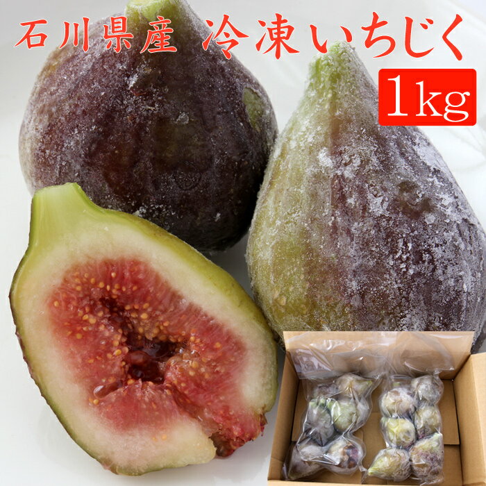 石川県産・冷凍いちじく イチジク 1kg【送料無料】[美食サークル]