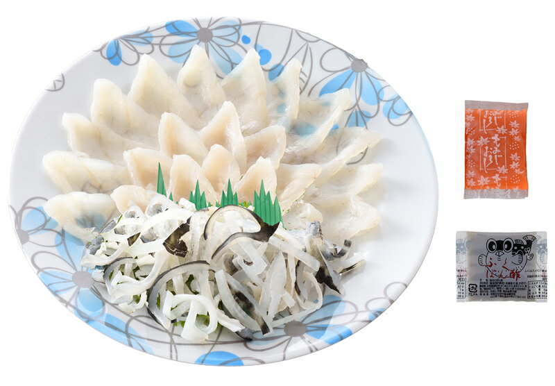 【12/30着 予約】下関「関とら本店」とらふく刺身セット FS-50AZ [送料無料][美食サークル][お正月・年末年始グルメ おせち2027(おせち料理)とご一緒に！] bishokucircle-10009864 美食サークル サンプル画像3