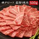 神戸ビーフ（神戸牛） 霜降り焼肉 500g[送料無料][内祝い・出産内祝い・結婚内祝い・快気祝い お返し ギフトにも！][美食サークル]