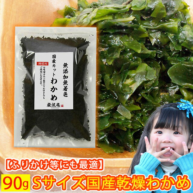 乾燥 わかめ カットわかめ 徳島県産 送料無料 90gセット 国産品 乾燥 ワカメ ふりかけ にもおすすめ ポイント消化