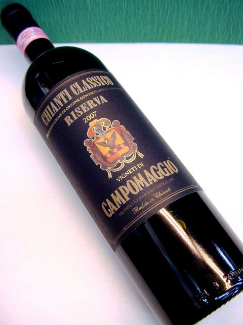 格付けイタリアワイン（DOCG） [2010] キャンティ・クラシコ・リゼルヴァ DOCG カンポマッジョ 750ml イタリア、トスカーナ、赤ワイン、フルボディ
