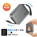 【新登場&PD 100W】5in1 充電ケーブル 巻き取り式 両引き Type-C to Type-C 一本五役 USB Type-c microUSB And...