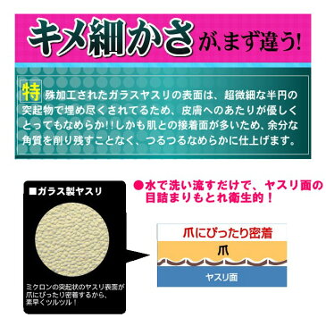 チェコ製ガラス爪ヤスリ 9cm SR ミニ両面仕上げ メール便 送料無料　 ( チェコガラス 爪やすり ) 【HLS_DU】父の日【マラソン201506_1000円】