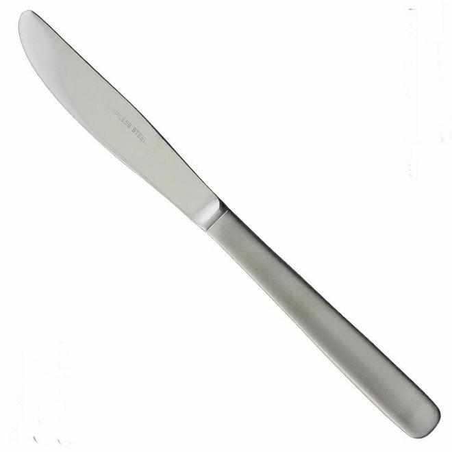 18-0ステンレス ライラック ディナーナイフ6本組 19.5cm 送料無料 家庭用 業務用 ...