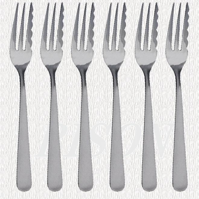 Rakuten - 18-0ステンレス ライラック スパゲティフォーク6本組 18cm 送料無料 家庭用 業務用 日本製