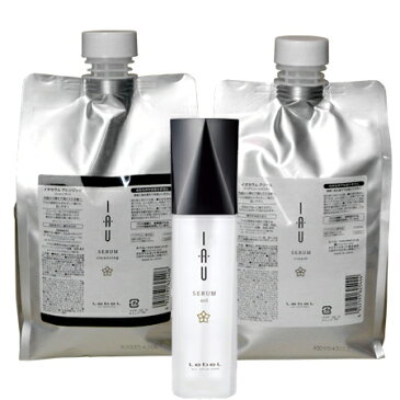 ルベル イオ セラム クレンジング(シャンプー) 1000ml + クリーム(トリートメント) 1000ml + オイル 100ml セット