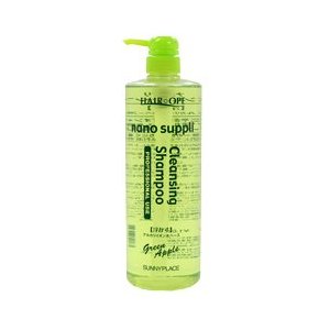 サニープレイス ナノサプリ ヘアクレンジングシャンプー グリーンアップル 1000ml