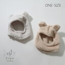 モコモコ帽子 Bisque びすく 韓国子供服 ビスク キッズ 子供 男の子 女の子 ユニセックス 秋冬 防寒 帽子 耳付き帽子 ふわふわ フリース モコモコ ...