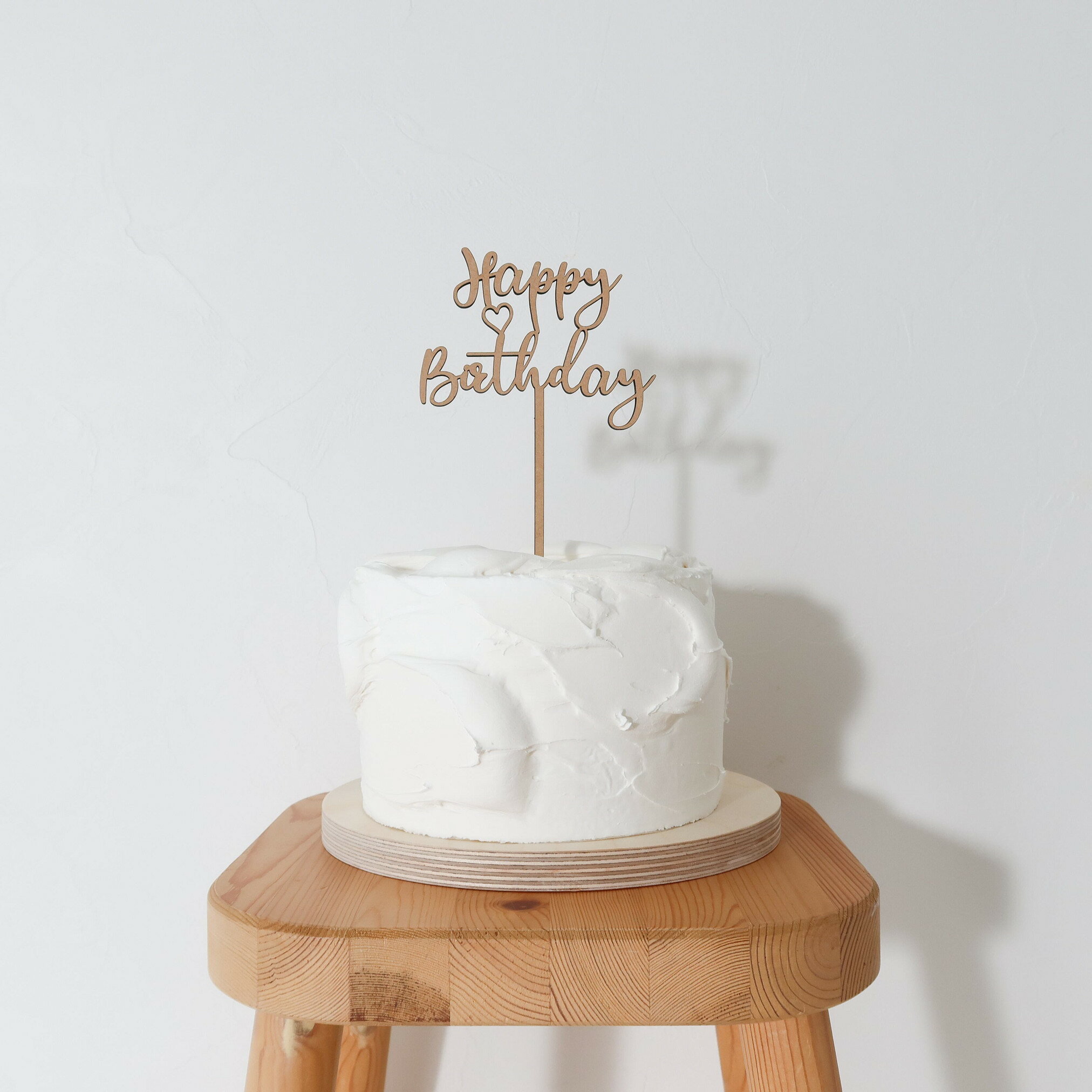 木製ケーキトッパー 誕生日 レターバナー 誕生日 1歳 木製 ケーキトッパー お家フォト 記念撮影 イベント かわいい おしゃれ シンプル ナチュラル happy birthday セルフフォト 記念日 びすく ビスク 小物 雑貨 ギフト プレゼント