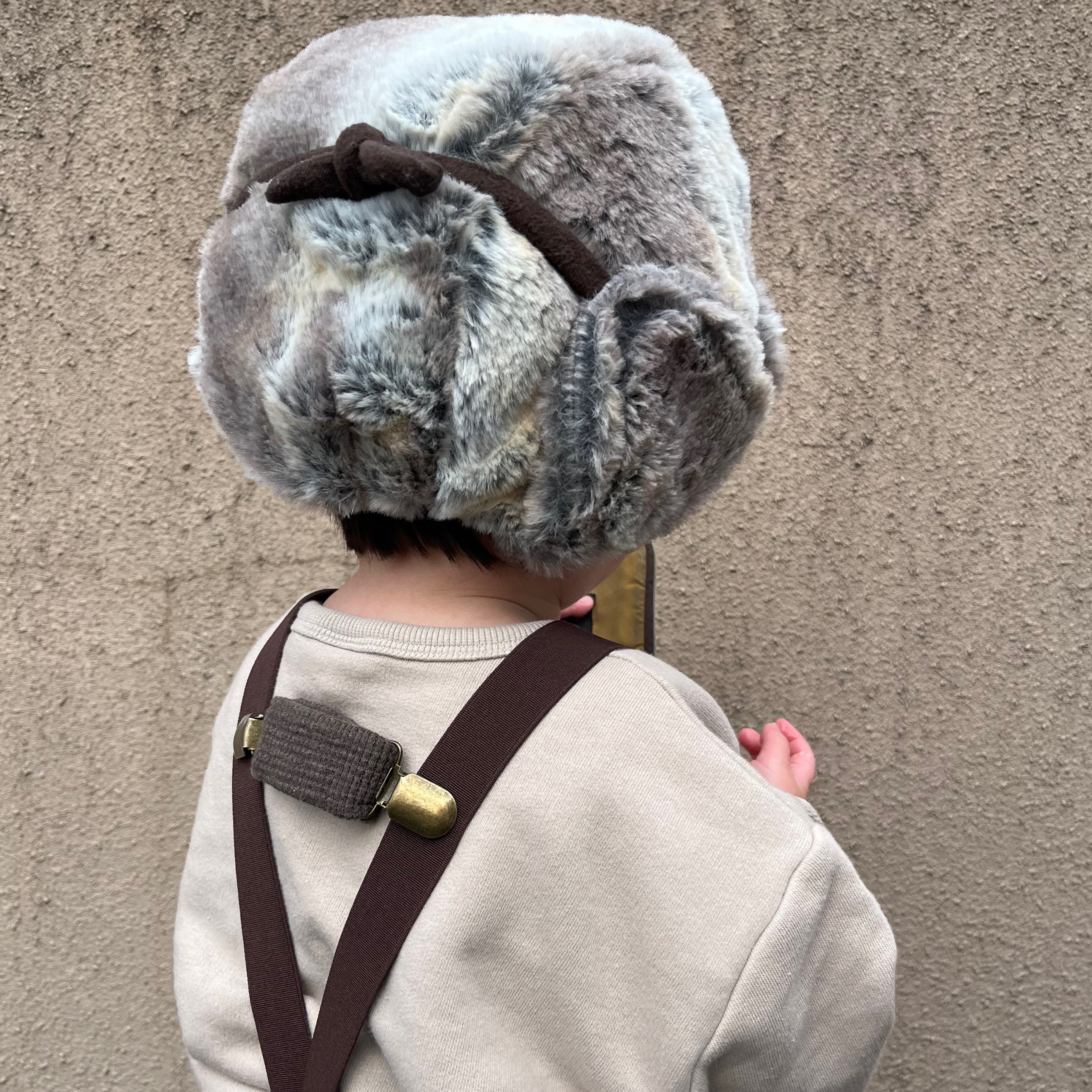 ファーパイロットハット Bisque びすく 韓国子供服 ビスク キッズ ベビー 男の子 ...