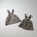 チェックサスペンダースカート Bisque びすく 韓国子供服 ビスク ベビー服 キッズ服 ベビー キッズ 赤ちゃん 子供 女の子 シンプル ナチュラル おしゃ...