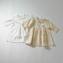 セーラー襟ワンピース Bisque びすく 韓国子供服 ビスク ベビー服 キッズ服 ベビー キッズ 赤ちゃん 子供 女の子 ナチュラル シンプル おしゃれ かわいい シャツワンピース 長袖 パフスリーブ コットン 入園式 入学式 卒園式 セレモニー セーラー ギフト プレゼント